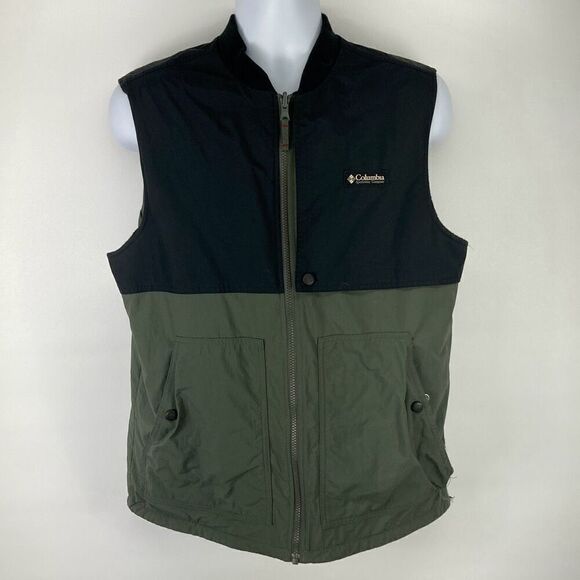 Columbia Reversatility Fleece Vest Mens Size Medium - Picture 1 of 9